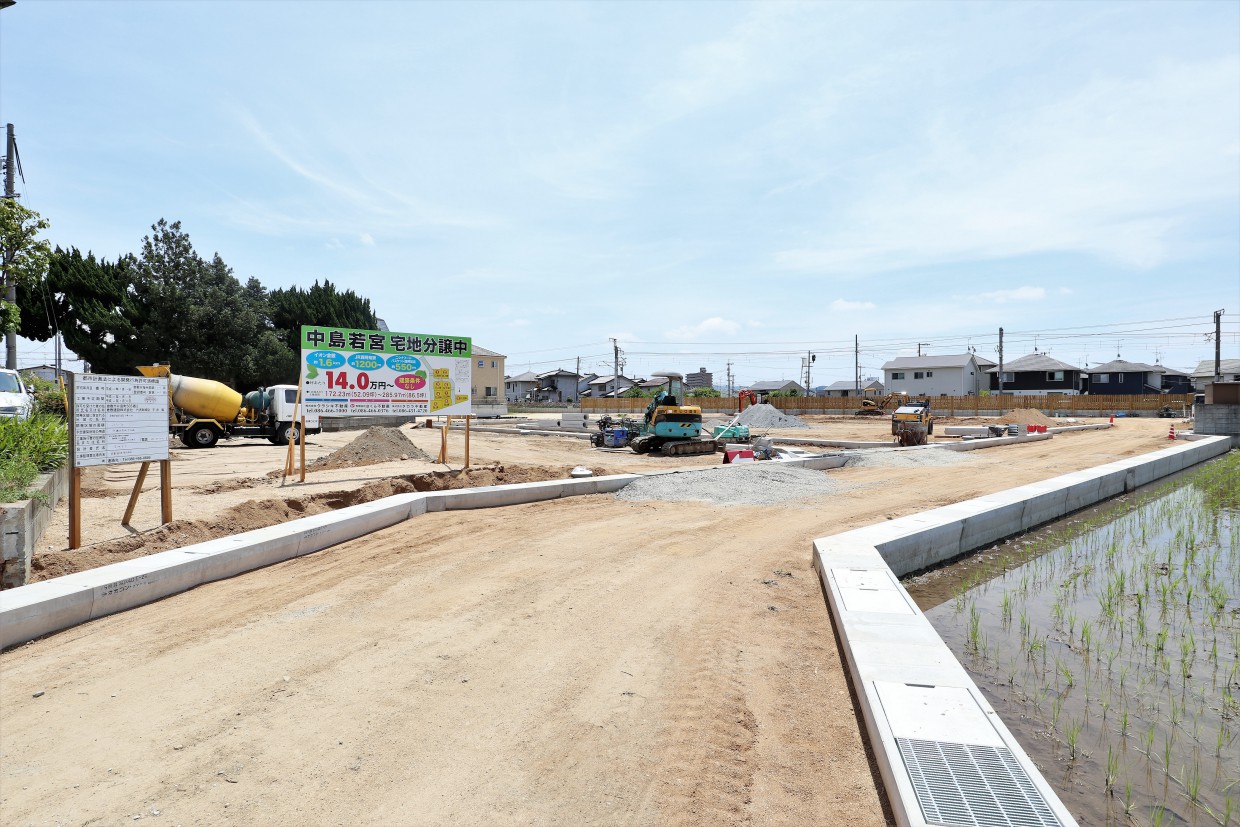 自社分譲地 中 島 (全9区画) 更新しました。